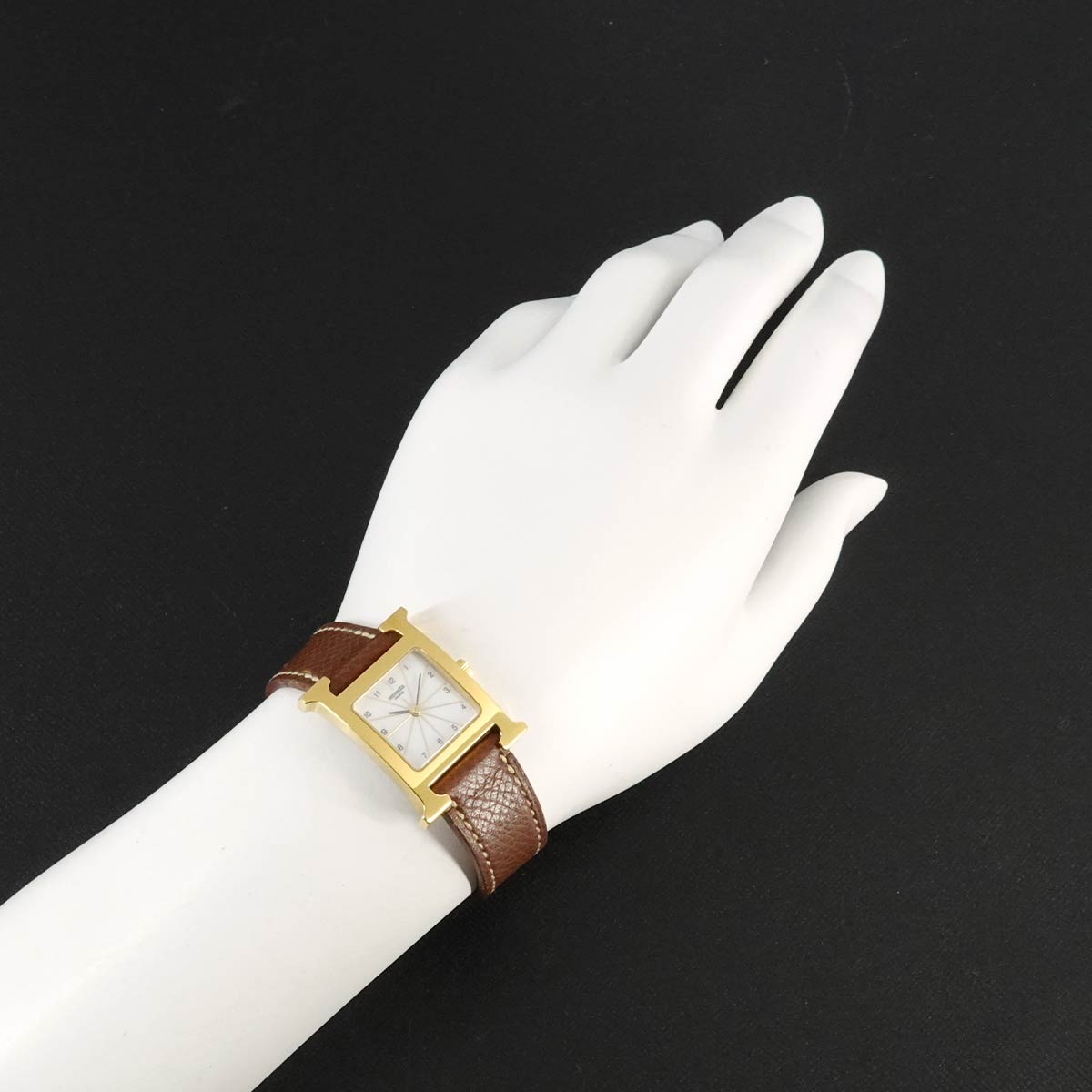 H Watch HH1 201 Quartz White Dial Ladies Watch