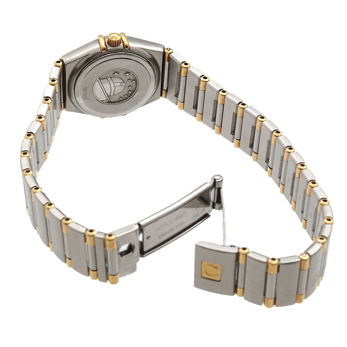 Constellation 1267.30 Bezel Diamond Silver Dial YG Watch