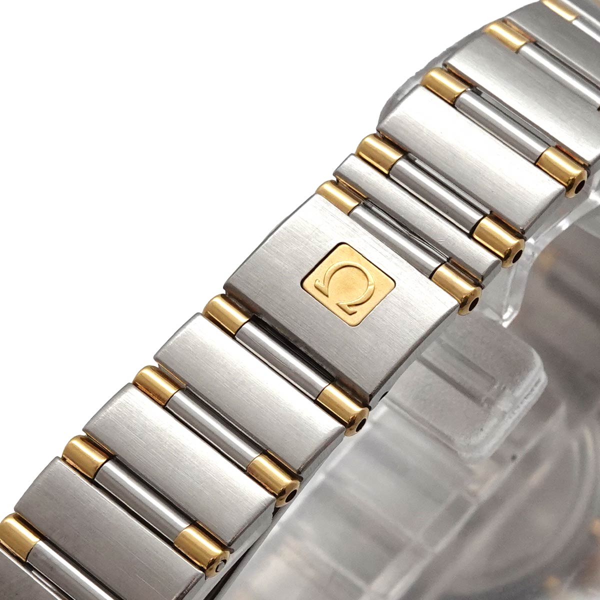 Constellation 1267.30 Bezel Diamond Silver Dial YG Watch