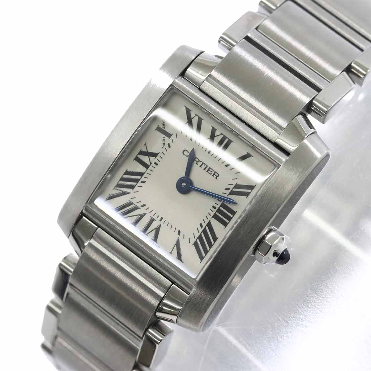 Tank Francaise SM W51008Q3 Quartz Cream Dial Ladies Watch