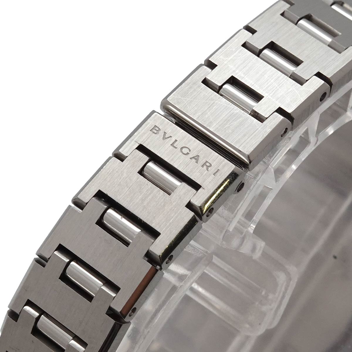 BVLGARIBVLGARI BB26SS 12P Diamond Quartz Black Dial Ladies