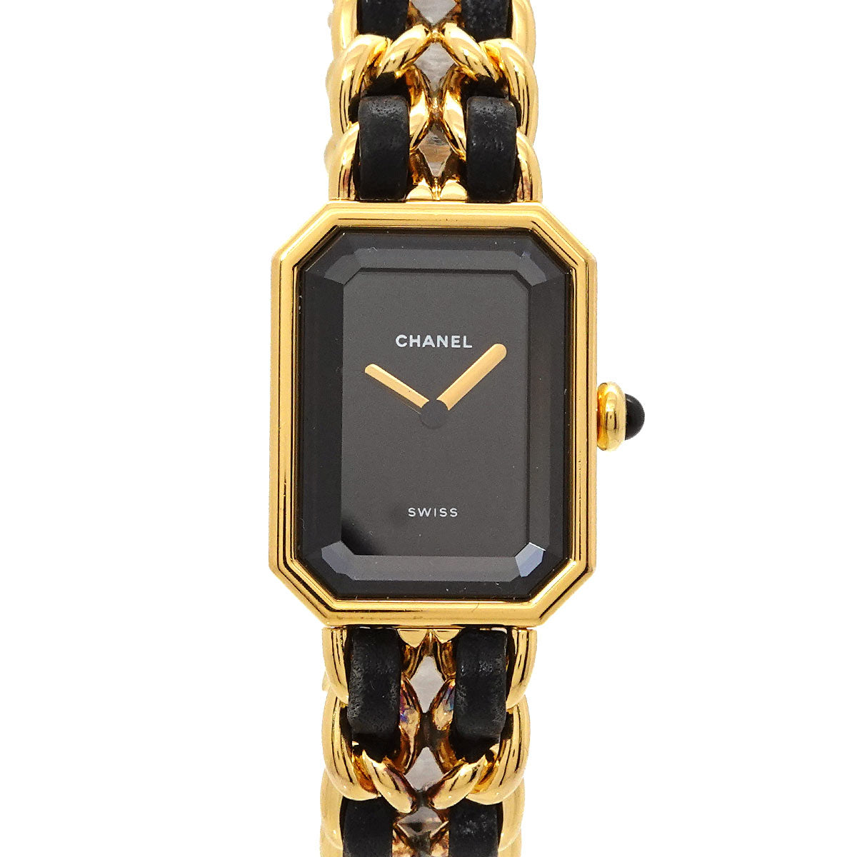 Premiere Size M H0001 Vintage Quartz Black Dial Ladies Watch