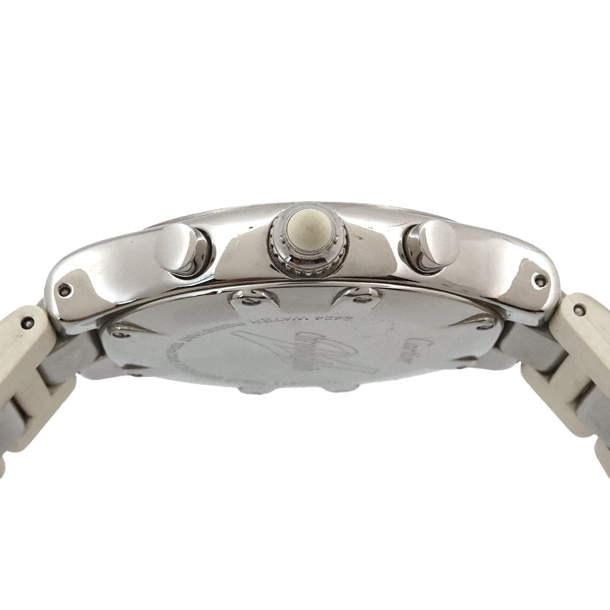 Must 21 Chronoscaph W10184U2 Date Quartz White Dial Mens