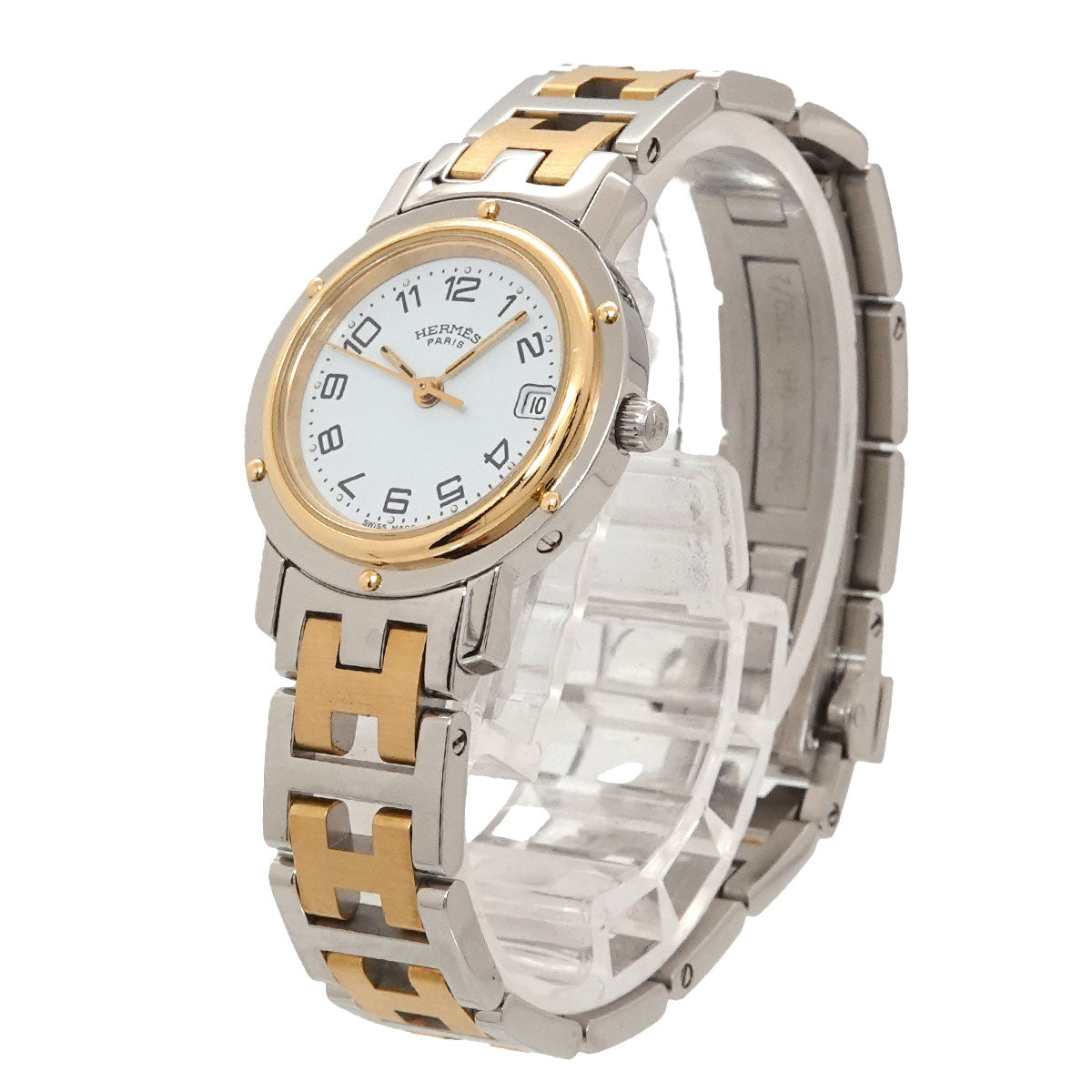 Clipper CL4 220 Quartz Date White Dial Ladies Watch