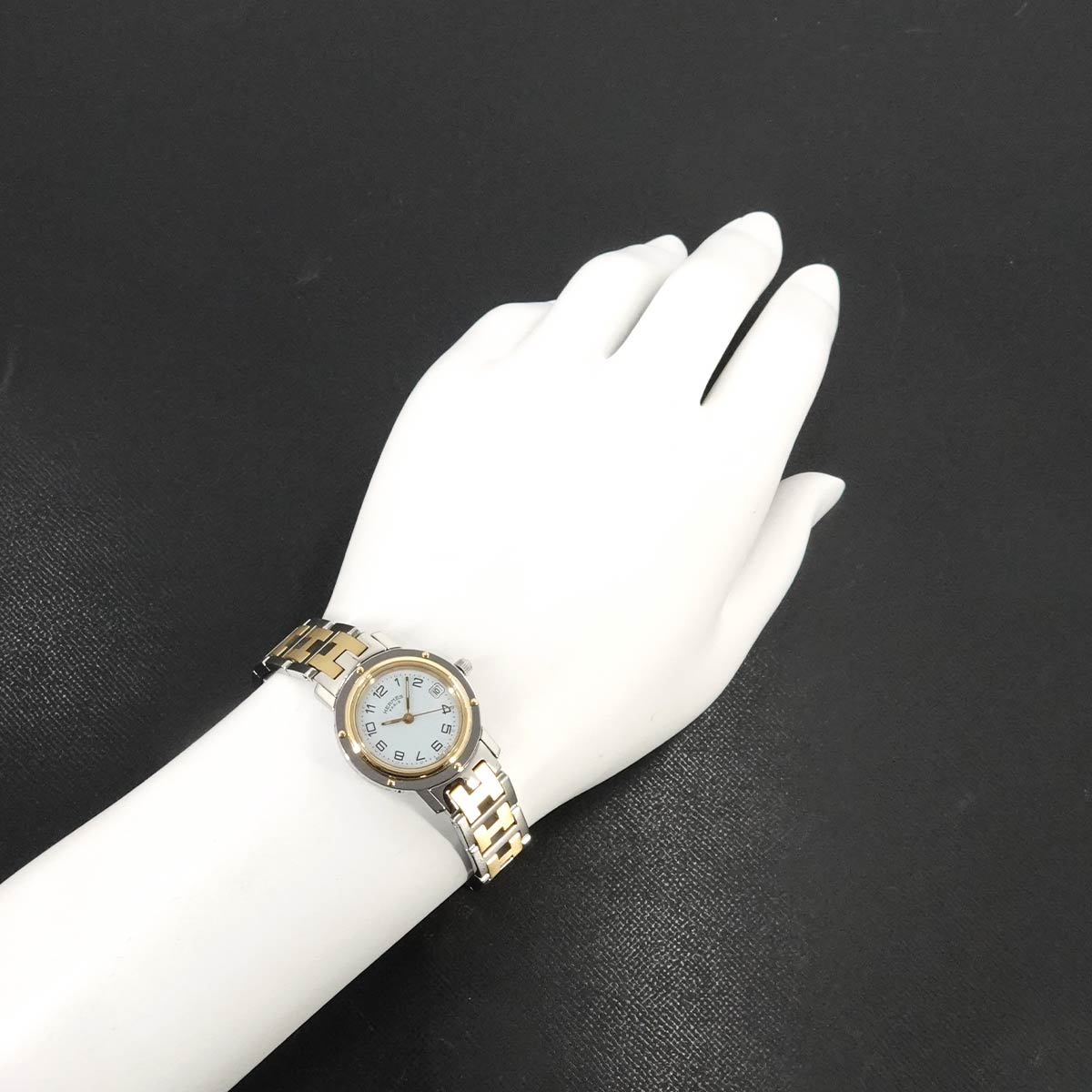 Clipper CL4 220 Quartz Date White Dial Ladies Watch