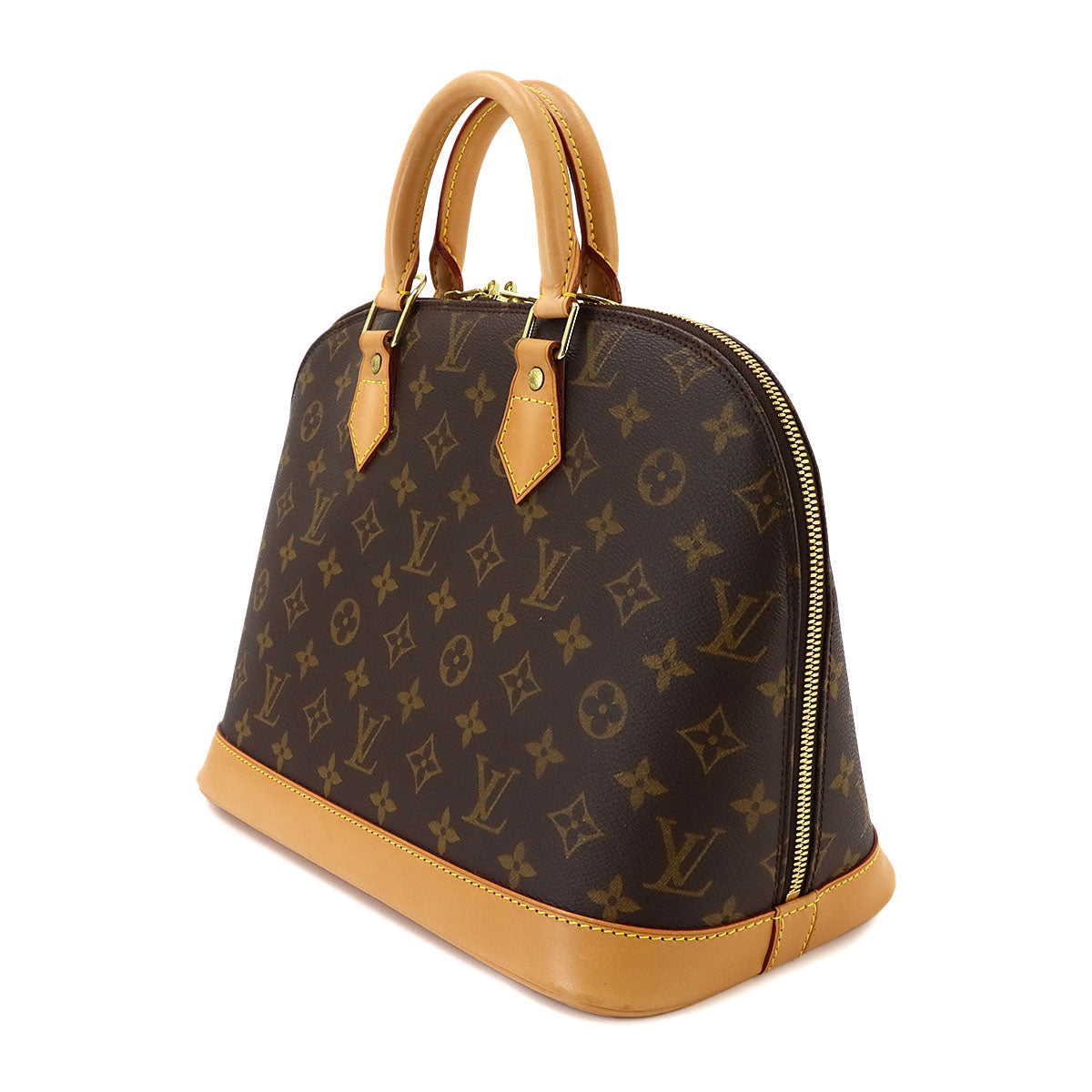 Monogram Alma Hand Bag Brown M51130 Purse