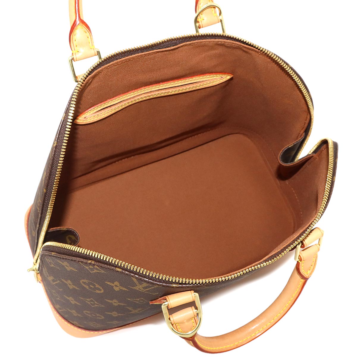 Monogram Alma Hand Bag Brown M51130 Purse