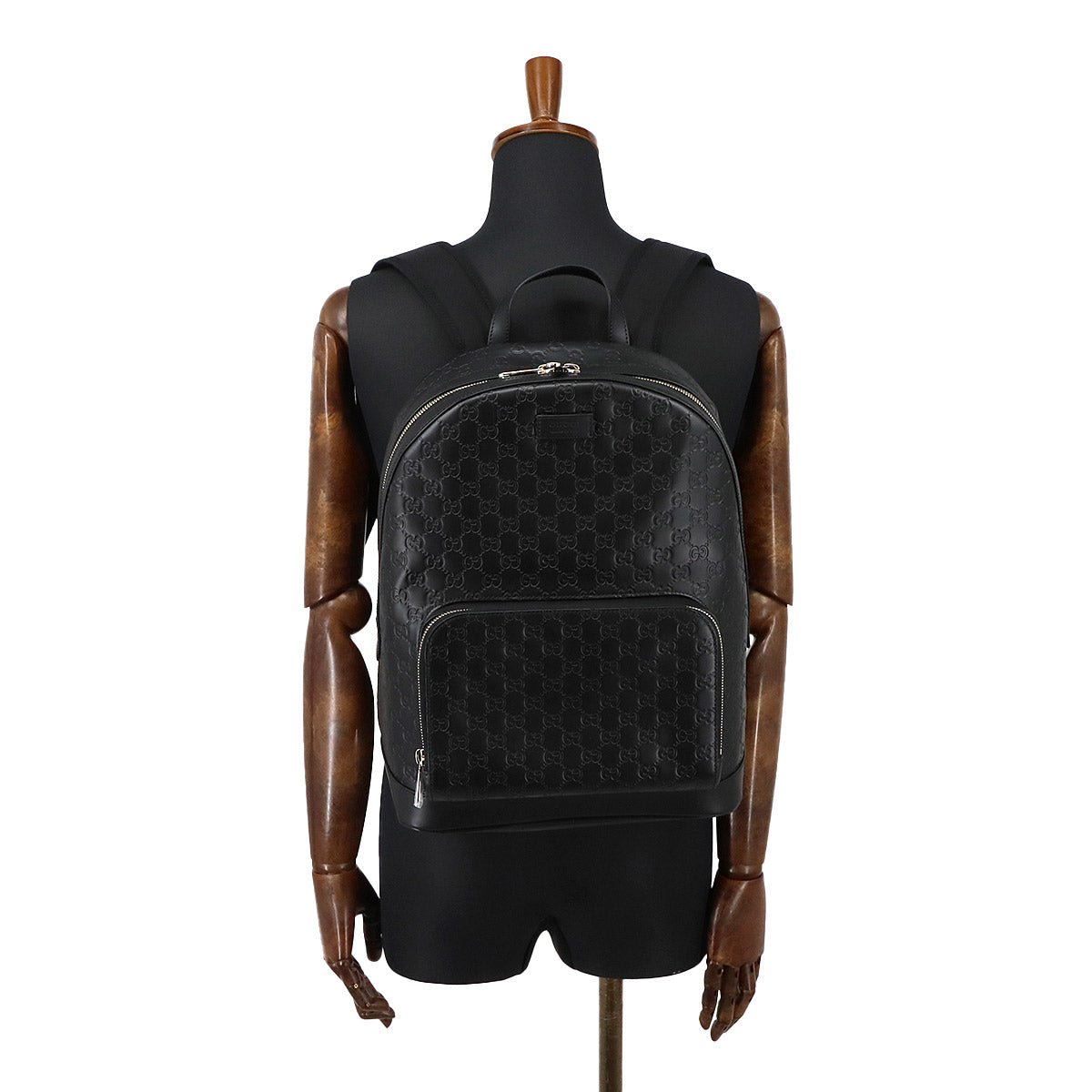 Guccissima Backpack Leather Black 779838 Purse