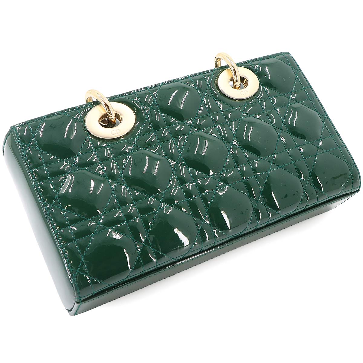 Lady D-JOY Small Hand Shoulder Bag Patent Leather