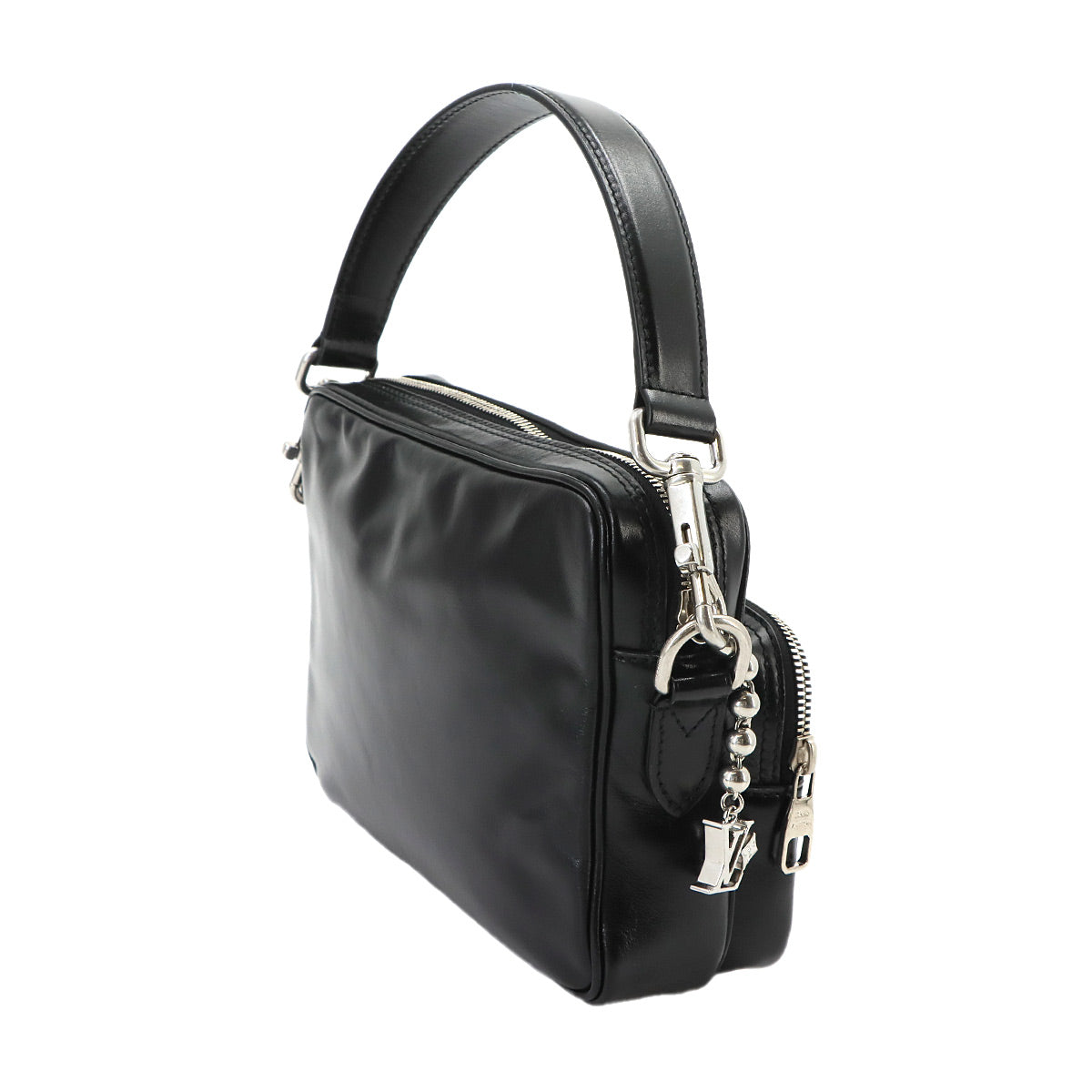 LV Night Nile Hand Shoulder Bag Leather Black M13987