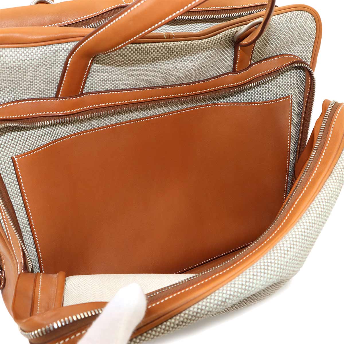 Caleche Express Briefcase Shoulder Bag Toile H Technique