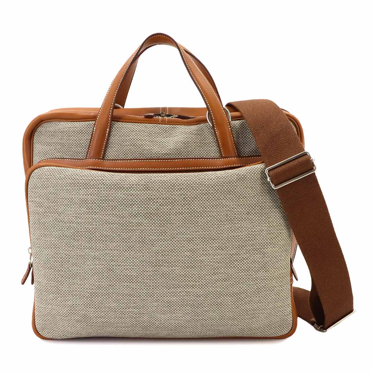 Caleche Express Briefcase Shoulder Bag Toile H Technique