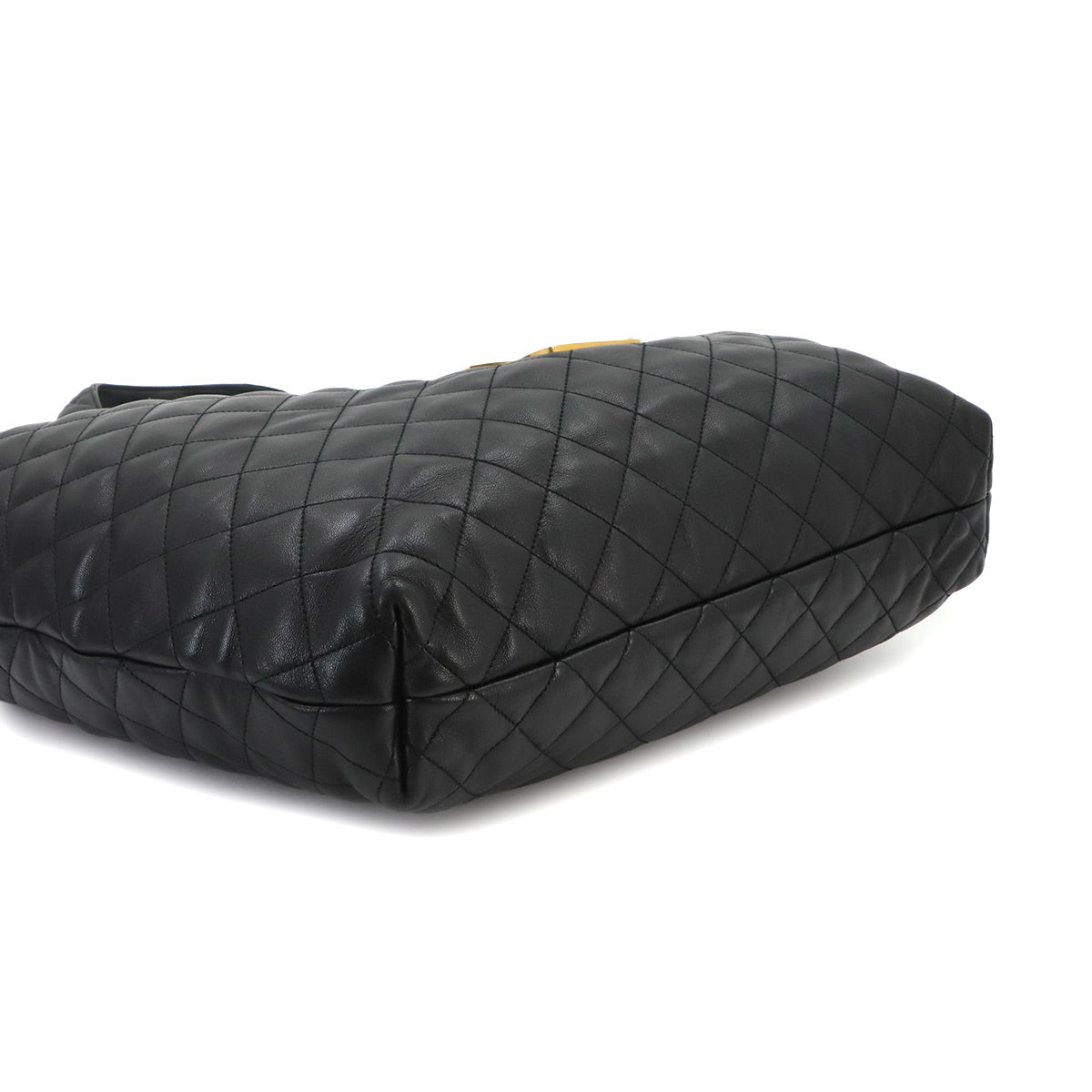 Icare Maxi Shopping Tote Bag Leather Black 698651