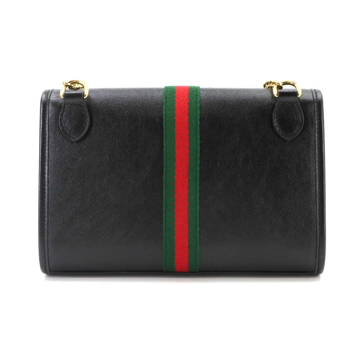 Rajah Shoulder Bag Leather Black 570145
