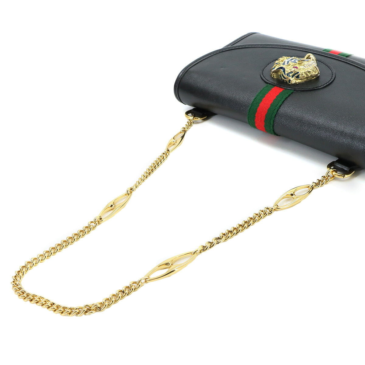 Rajah Shoulder Bag Leather Black 570145