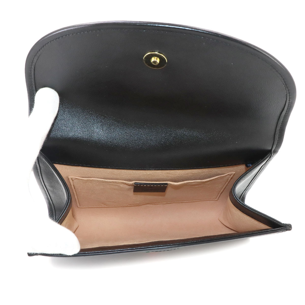 Rajah Shoulder Bag Leather Black 570145