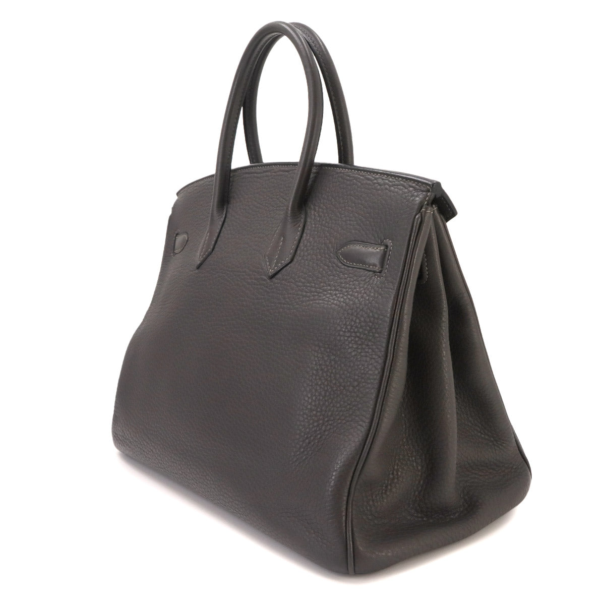 Birkin 35 Hand Bag Taurillon Clemence Graphite Purse