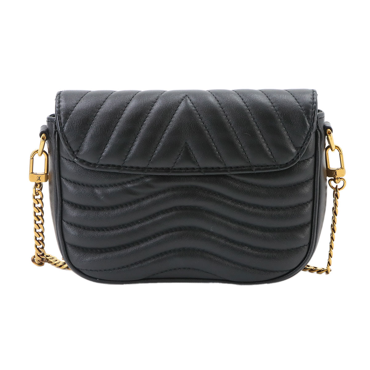New Wave Multi Pochette Shoulder Bag Leather Black M56461