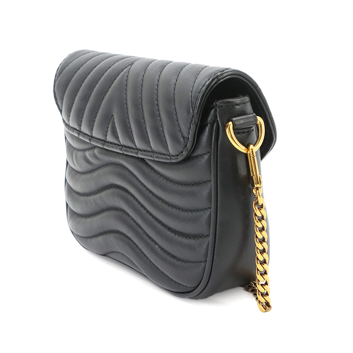 New Wave Multi Pochette Shoulder Bag Leather Black M56461