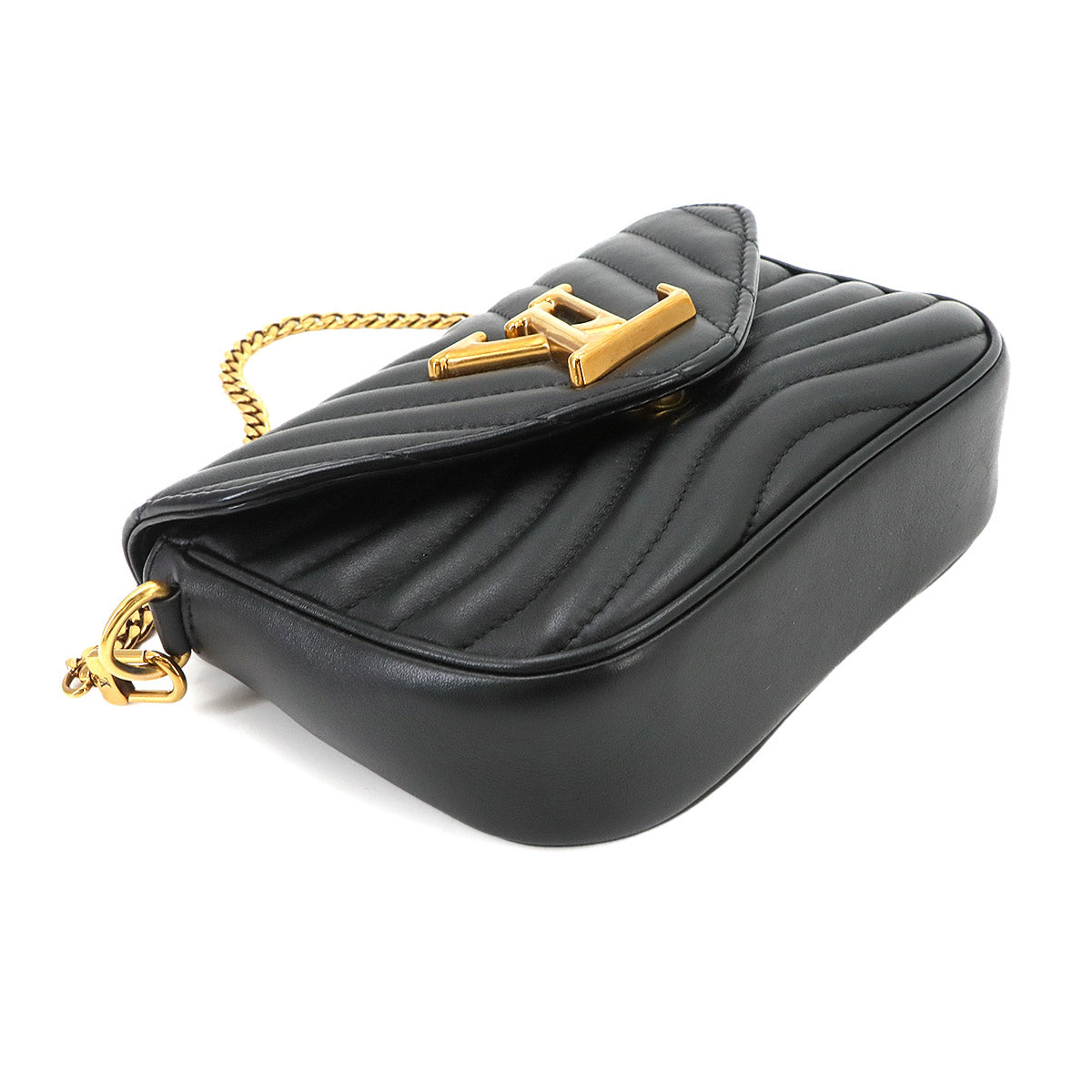 New Wave Multi Pochette Shoulder Bag Leather Black M56461