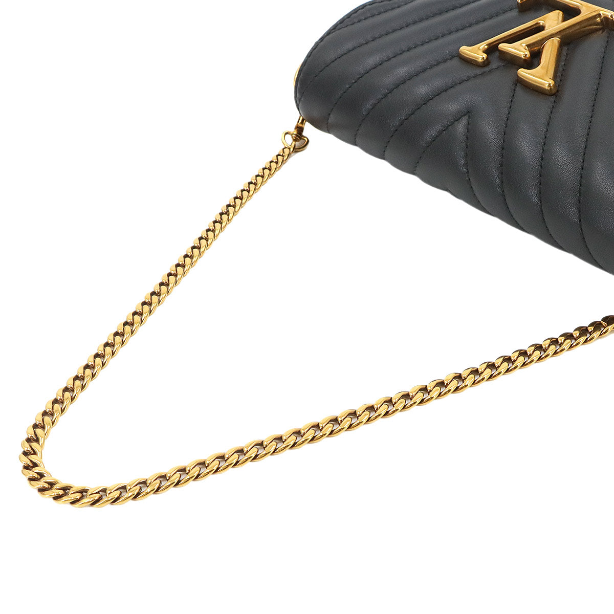 New Wave Multi Pochette Shoulder Bag Leather Black M56461