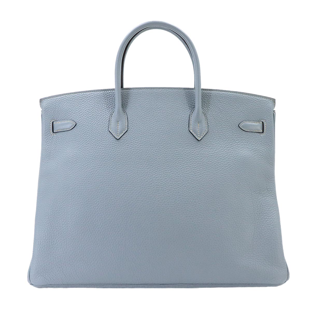 Birkin 40 Veau Togo Bleu Lin Hand Bag Purse