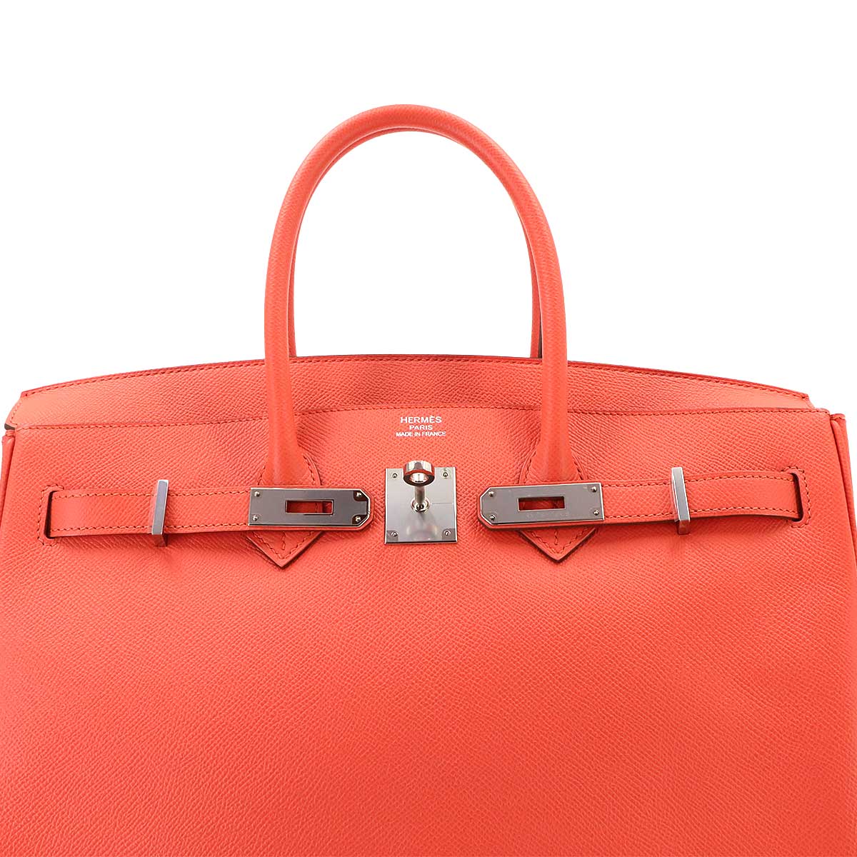 Birkin 35 Veau Epsom Flamingo Hand Bag Purse Pink