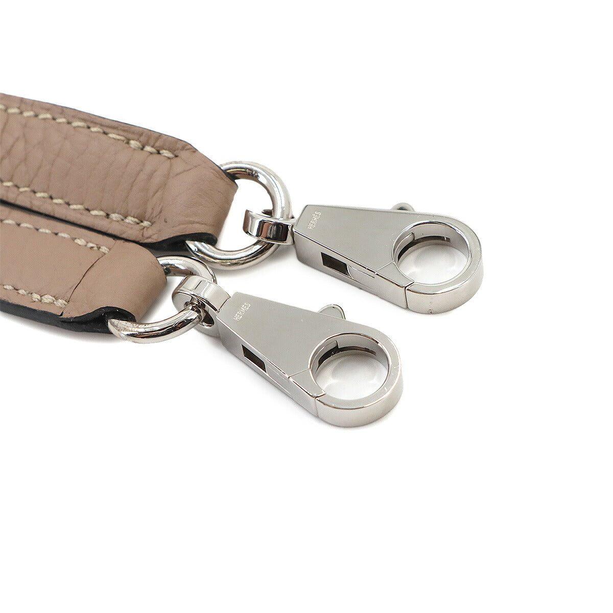Shoulder Strap Taurillon Clemence Beige Accessory