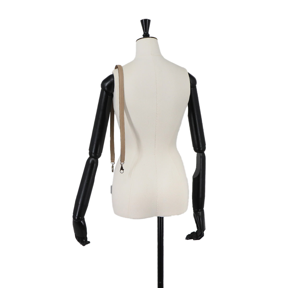 Shoulder Strap Taurillon Clemence Beige Accessory