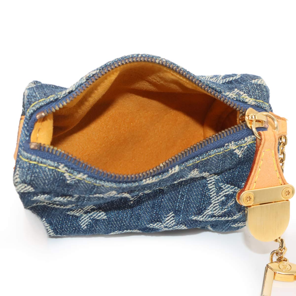 Monogram Denim Truth Speedy PM Pouch Blue M95082