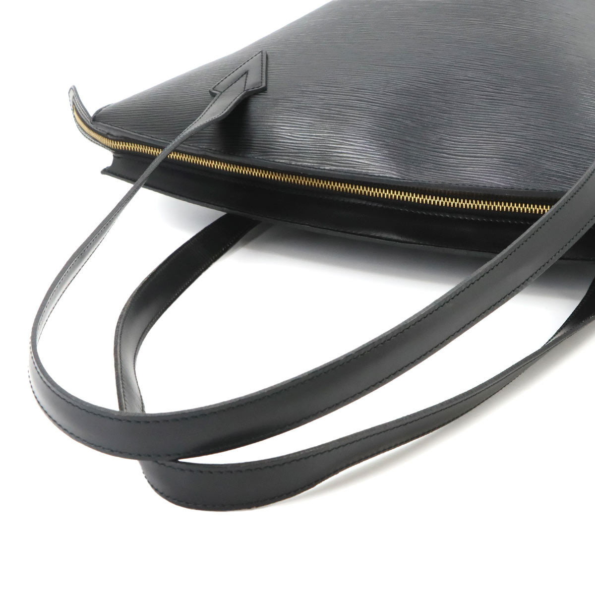 Epi Saint Jacques Shopping Tote Bag Leather Noir M52262