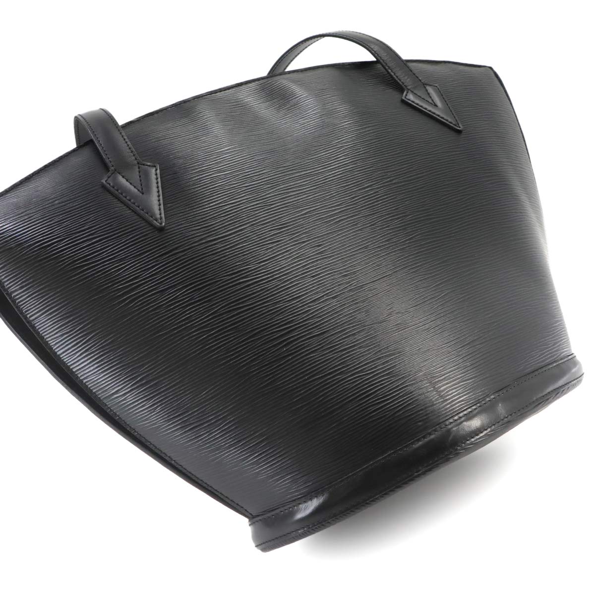 Epi Saint Jacques Shopping Tote Bag Leather Noir M52262