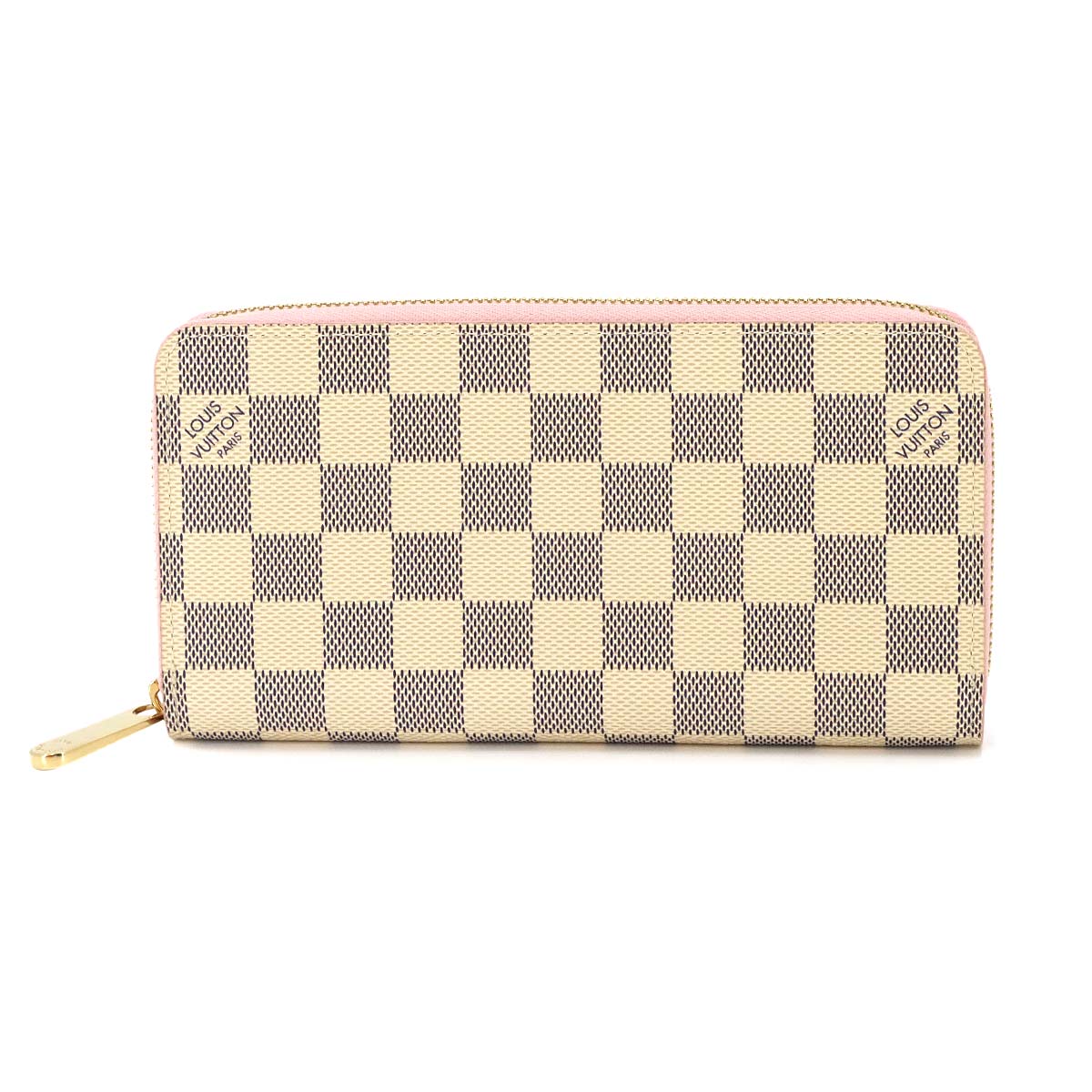 Damier Azur Zippy Wallet Rose Ballerine N63503 Purse