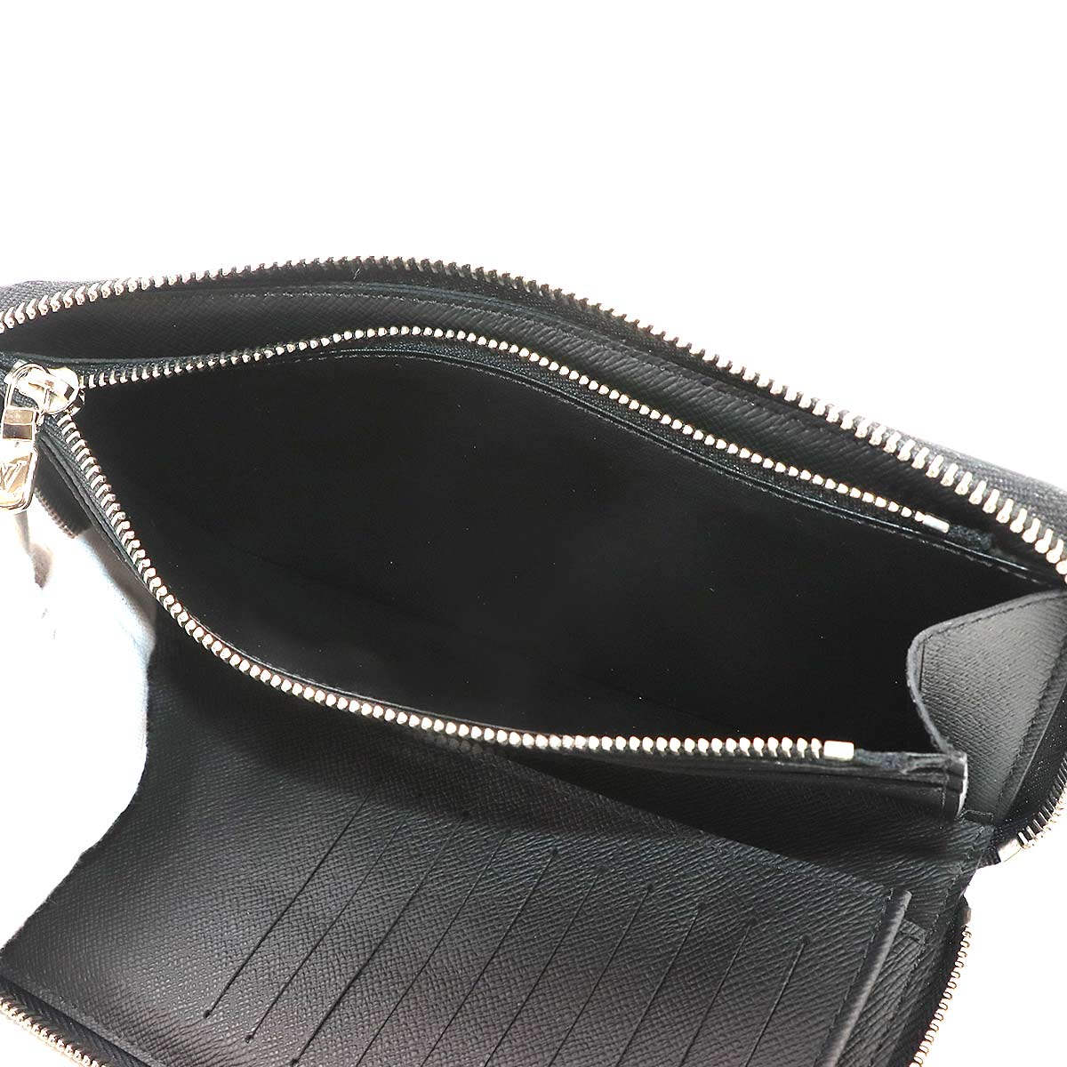 Damier Graphite Zippy Wallet Vertical Black N63095