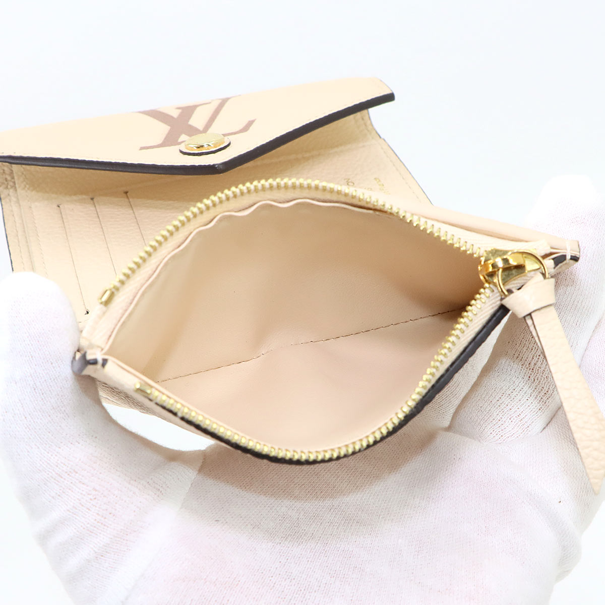 Bicolor Monogram Empreinte Victorine Wallet M80086