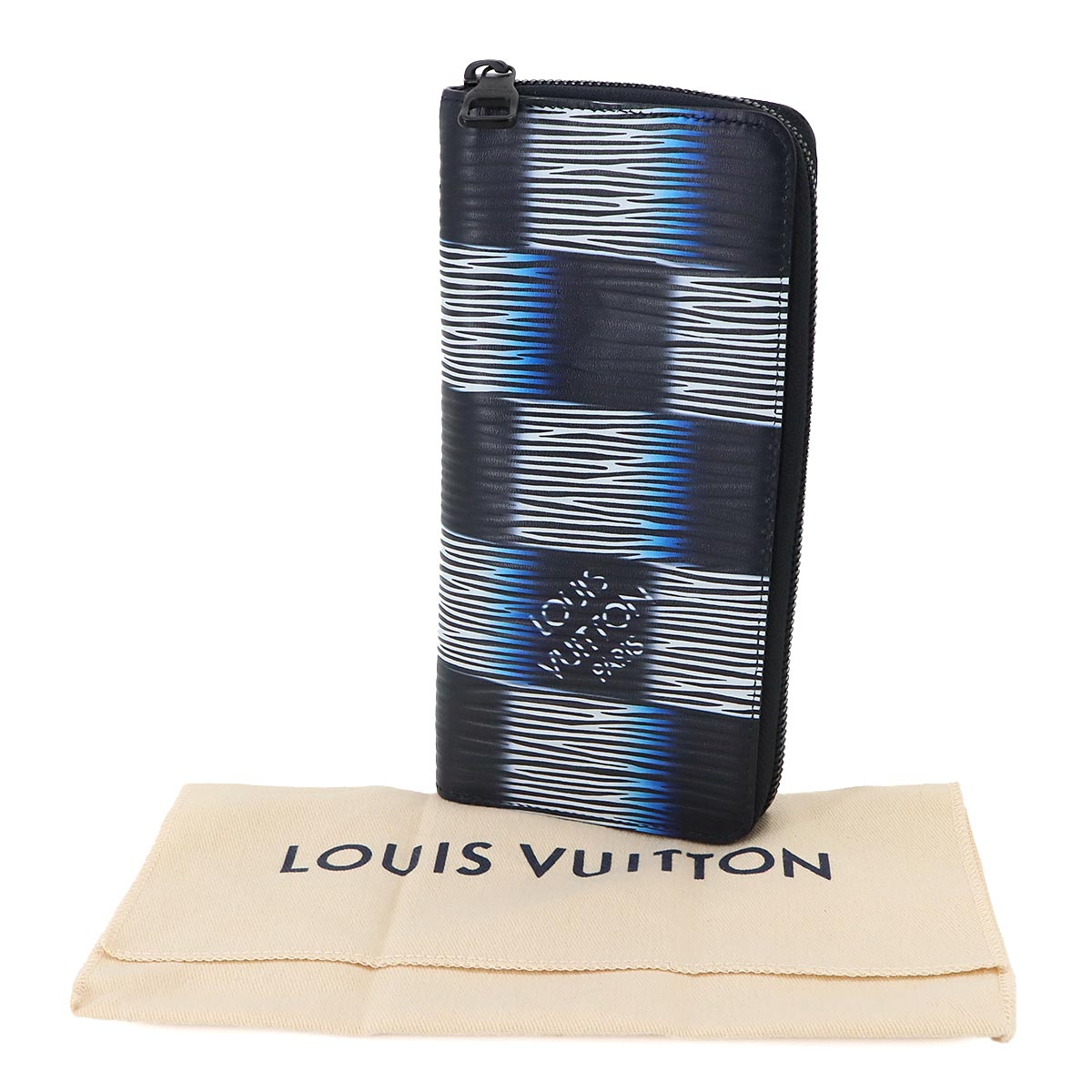 Damier Rush Zippy Wallet Vertical Multicolor M82820