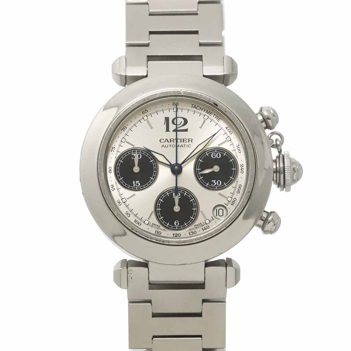 Pasha C Chronograph W31048M7 Automatic Silver Dial Boys Watch