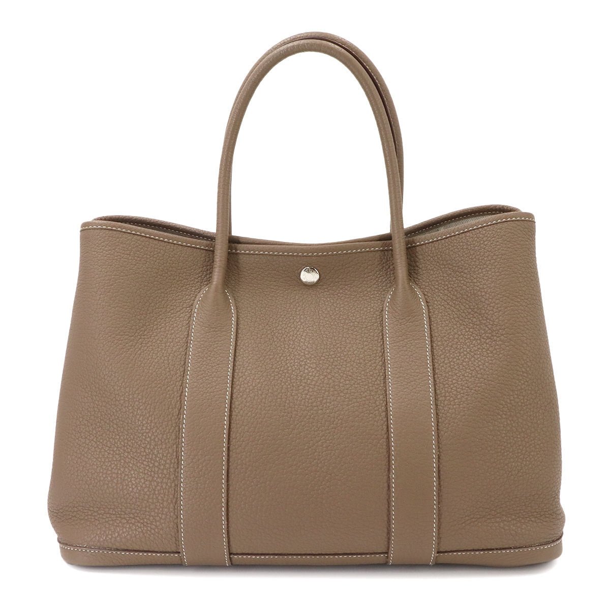 Garden Party PM Tote Bag Negonda Leather Etoupe Purse