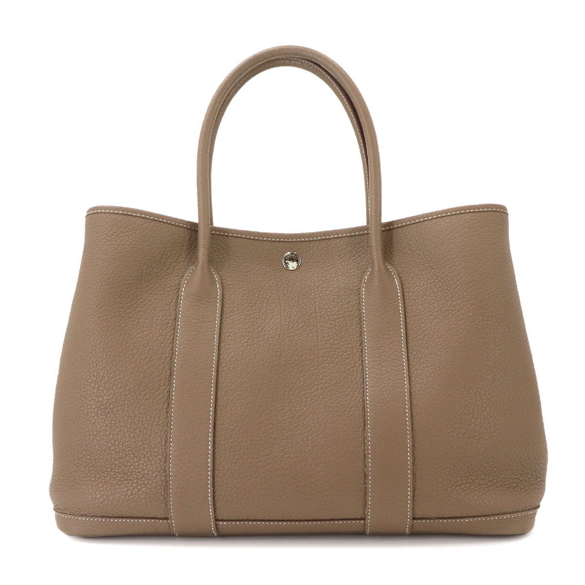 Garden Party PM Tote Bag Negonda Leather Etoupe Purse