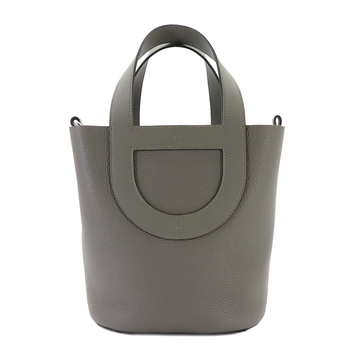 In the Loop 23 Hand Bag Taurillon Clemence Swift Gris Meyer