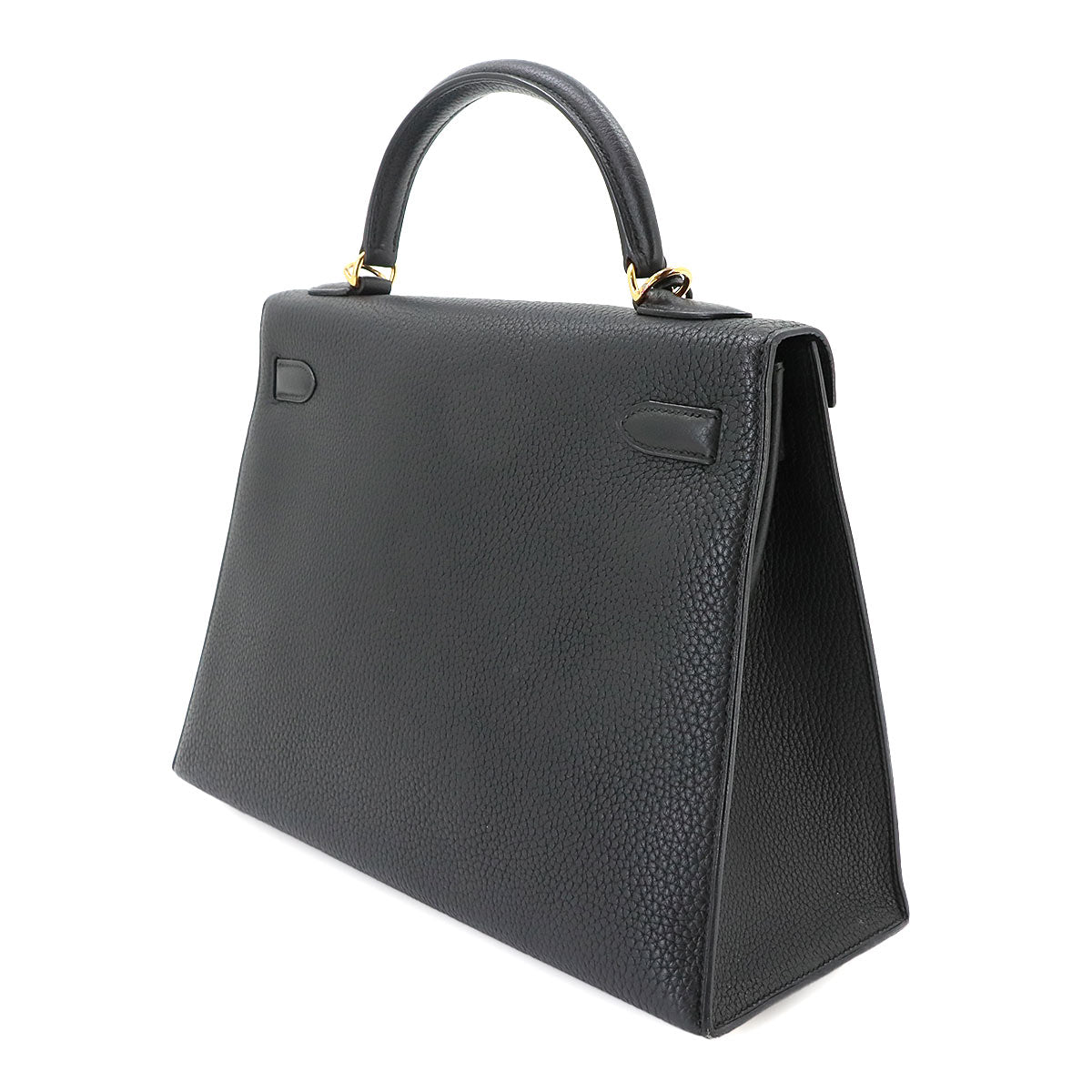 Kelly 32 Togo Black Hand Shoulder Bag Purse
