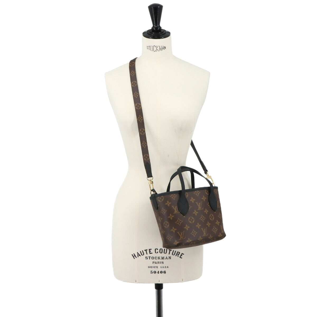Neverfull Inside Out BB Hand Shoulder Bag Noir M28347