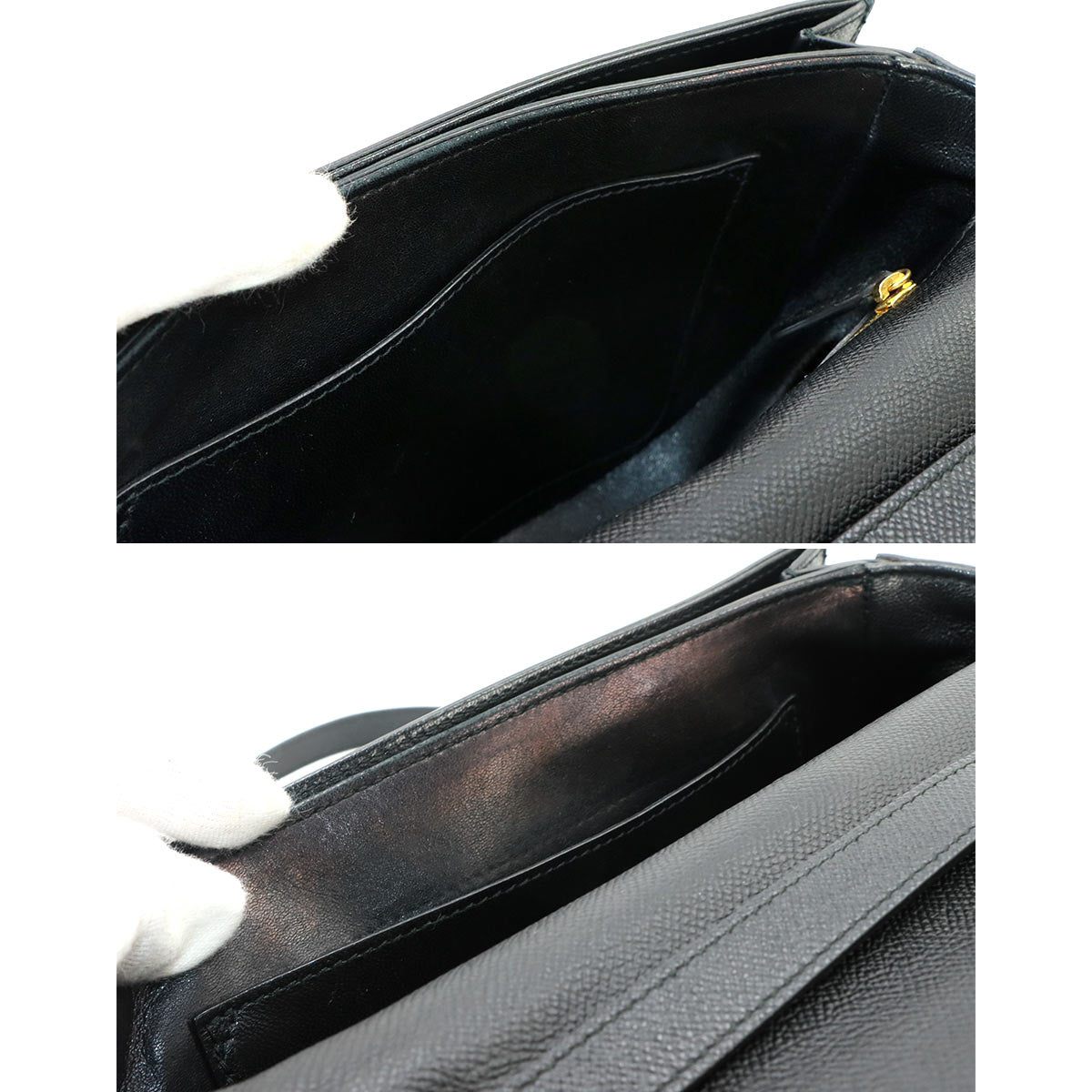 Ville Shoulder Bag Leather Black 542207 Purse