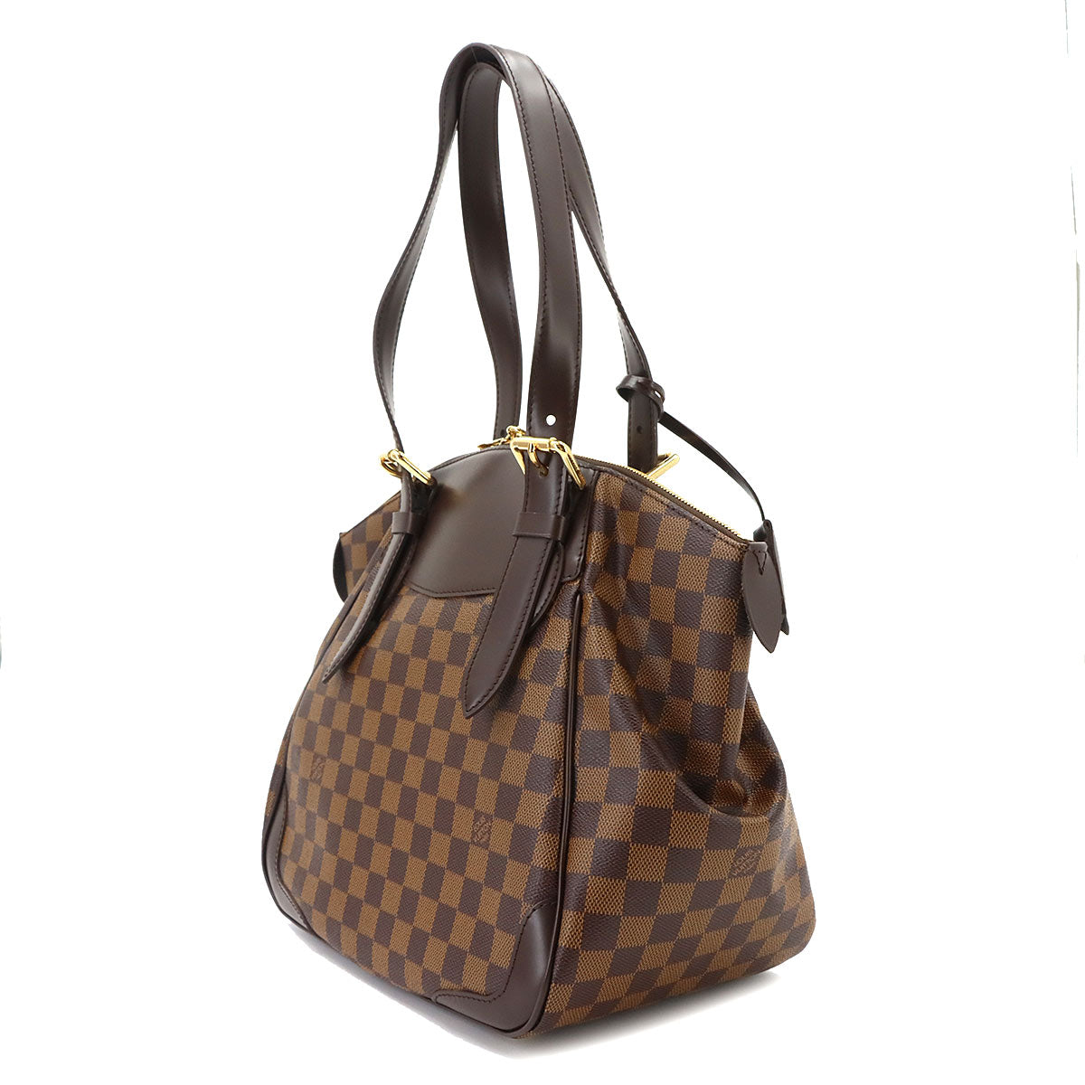 Damier Verona MM Tote Bag Ebene N41118 Purse