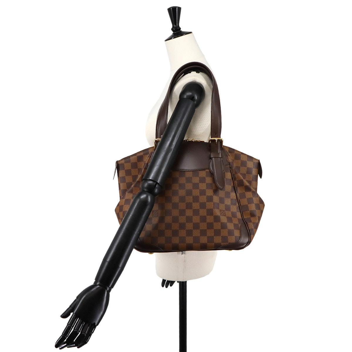 Damier Verona MM Tote Bag Ebene N41118 Purse