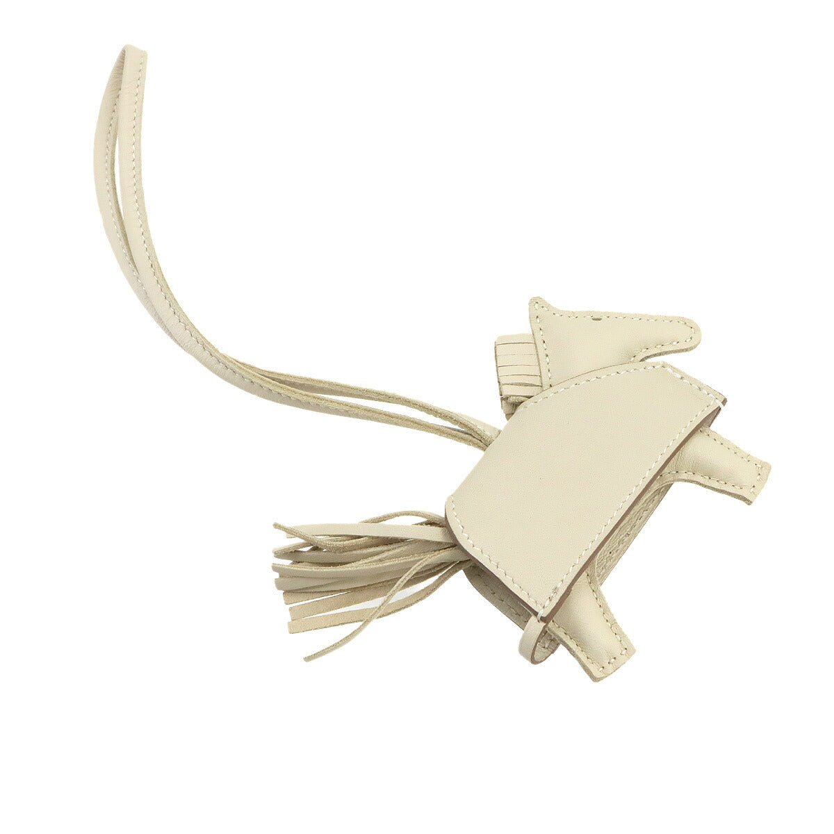 Rodeo Robeo Rock PM Bag Charm Agneau Milo Craie