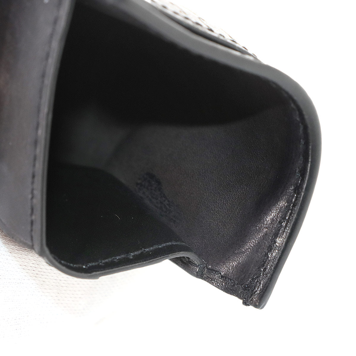 Calligraphy Bambou Tetris Card Case Holders Venezia Leather