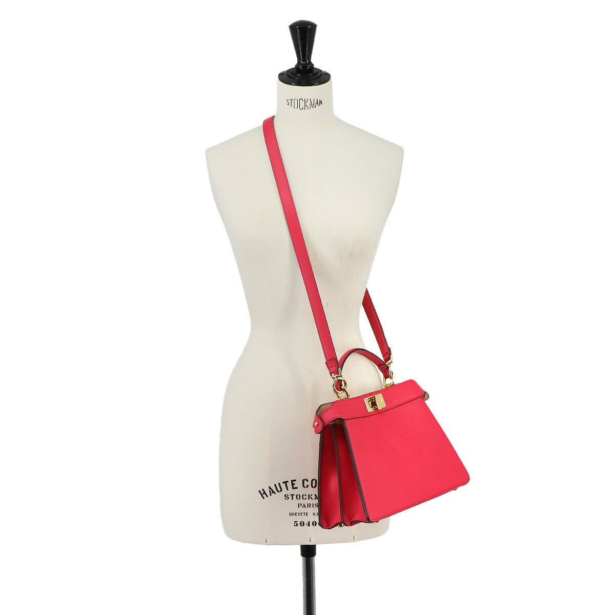 Peekaboo Iseeu SmallHand Shoulder Bag Pink Leather 8BN327 Purse