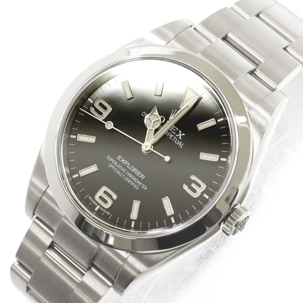 Explorer I 214270 Serial Random Automatic Black Dial Mens