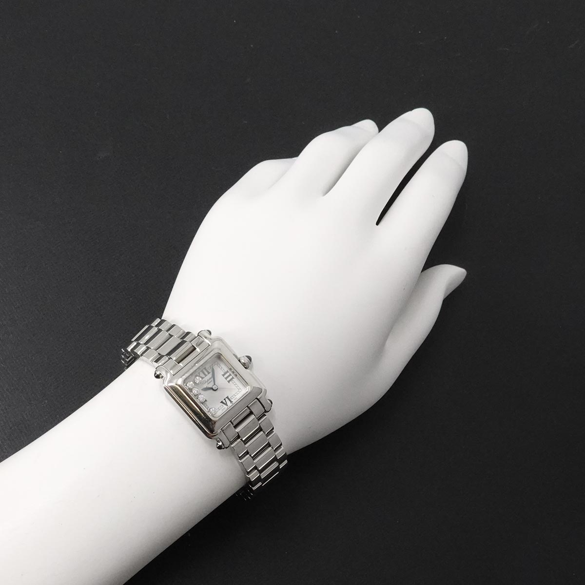 Happy Sport 27/8892-23 Quartz 5P Diamod White Dial Ladies Watch